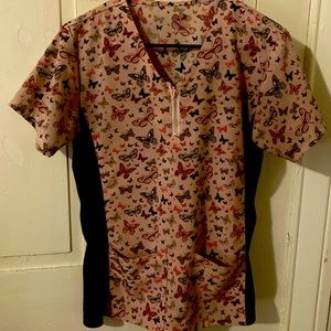 Scrub top( Stretchy)